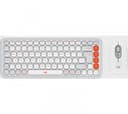 Combo Logitech teclado y mouse POP Icon Wireless White thumbnail