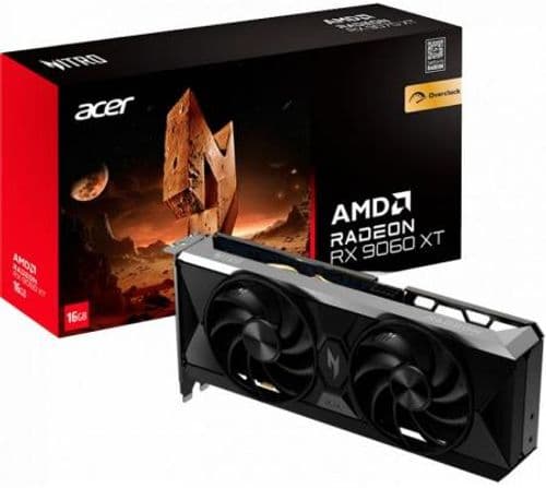 Placa de Video Acer Nitro Radeon RX 9060 XT 16GB GDDR6 OC