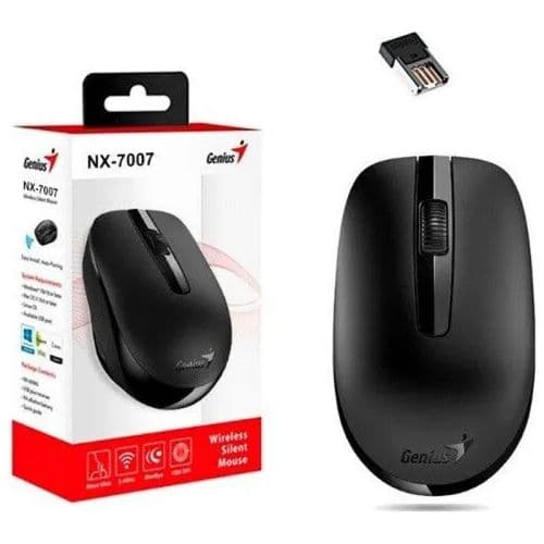 Mouse Genius Rs2 Nx-7007 Black New