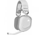Auriculares Corsair HS80 Premium SlipStream Wireless 2.4Ghz Dolby Atmos White RGB 20Hs  thumbnail