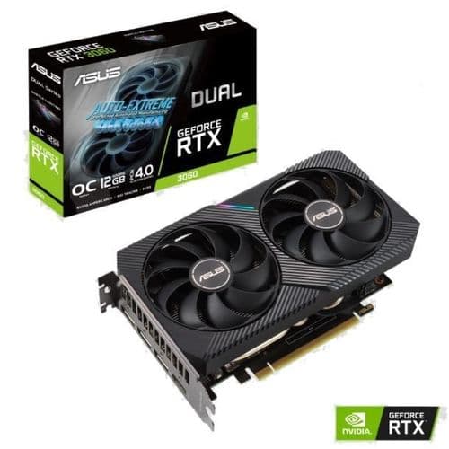 Placa De Video Geforce Rtx 3060 12gb Asus Dual V2 Oc Edition