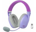 Auriculares Redragon Ire H848 Ultra light Wireless USB Bluetooth White/Purple  USB C thumbnail