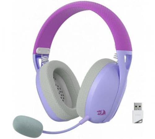Auriculares Redragon Ire H848 Ultra light Wireless USB Bluetooth White/Purple  USB C