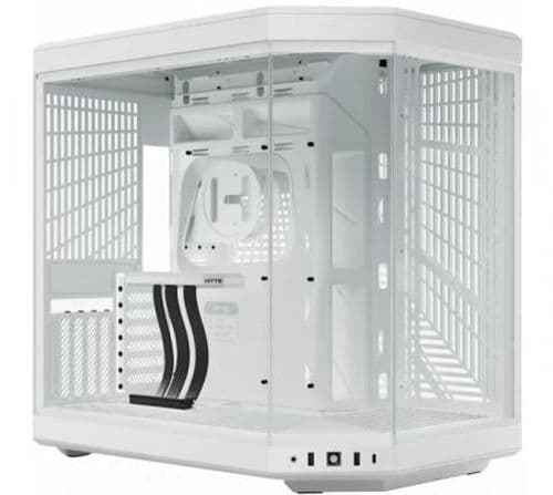 Gabinete HYTE Y70 Snow White Vidrio Templado Inc. Cable Riser PCIe 4x16 USB-C 3.2