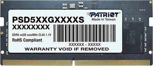 Memoria Patriot Signature Line Sodimm Ddr5 32gb 4800mt/s Ps001641