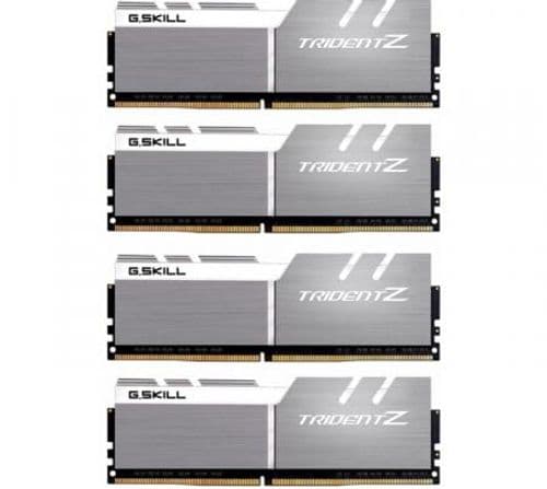 Memoria G.Skill DDR4 64GB (4x16GB) 3200MHz TRIDENT Z Silver/White CL16 XMP 2.0