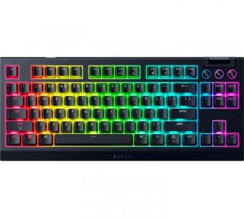 Teclado Mecanico Razer BlackWidow V4 TKL Wireless HyperSpeed 2.4Ghz Bluetooth RGB Chroma Switch Orange Tactile Gen3 980Hs