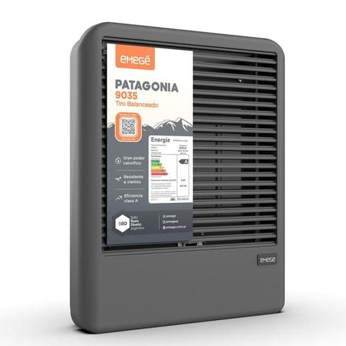 Estufa a Gas Tiro Balanceado Emege Patagonia 9035 3500TB 3500 Kcal/H