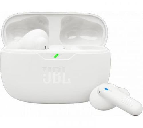 Auriculares JBL Wave Beam 2 Wireless Bluetooth 5.3 40Hs IP54 White