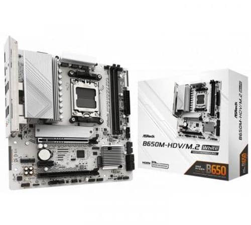 Mother Asrock B650M-HDV/M.2 AM5 DDR5 WhiteBox  BULK - OUTLET