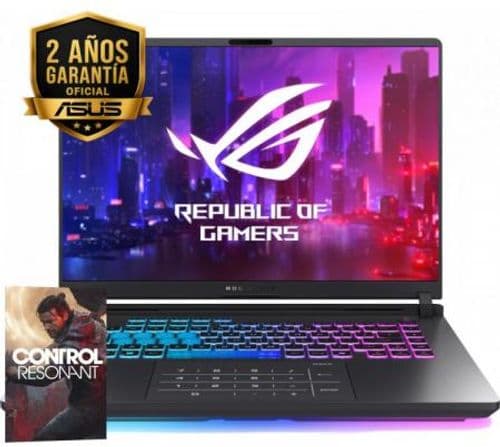 Notebook Gamer ASUS ROG Strix G16 16" AMD Ryzen 9 9955HX 16GB DDR5 SSD 1TB RTX 5070 Free DOS G614FP-RV075
