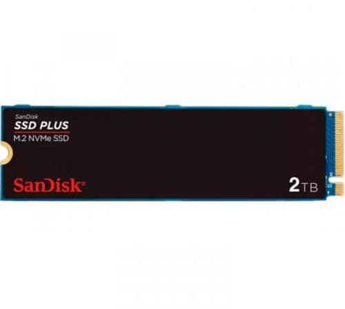 Disco Solido SSD M.2 Sandisk 2TB Plus 3200MB/s NVMe PCI-E Gen3 x4