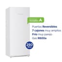 Freezer Vertical 207Lt Columbia CFV25/9 Ciclo Defrost Blanco thumbnail