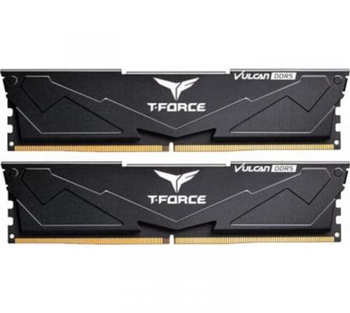 Memoria Team DDR5 64GB (2x32GB) 6000MHz T-Force Vulcan Black CL38 Intel XMP / AMD EXPO