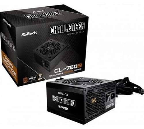 Fuente Asrock 750W 80 Plus Bronze Challenger CL-750B