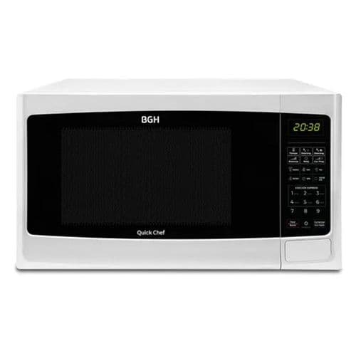 Microondas 28Lts BGH Quick Chef B228DB9 Digital C/Grill Blanco
