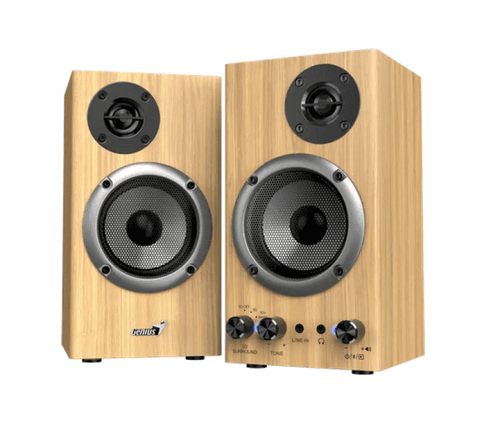Parlante Bluetooth Genius Sp-hf520bt Pine Wood