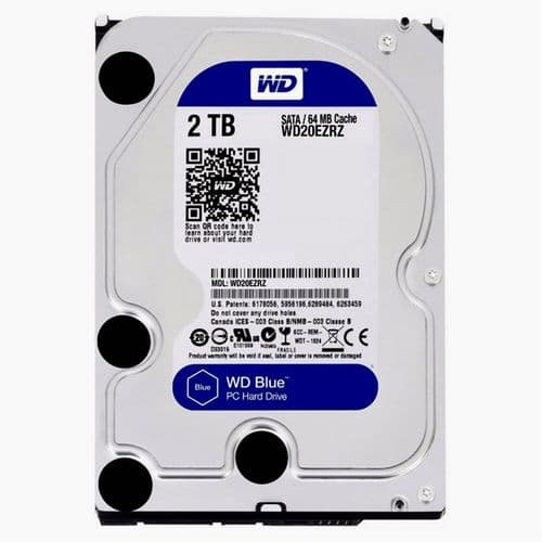 Hd Hdd 2tb Wd Blue Sata Iii 3.5" 5400rpm