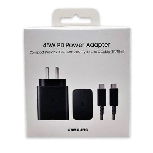 Cargador Rapido 45w más Cable usbc-usbc