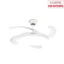 Ventilador Techo Retráctil Peabody PE-VTRDC411B Luz LED Blanco thumbnail