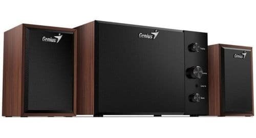 Parlante Genius Sw-2.1 350 Madera