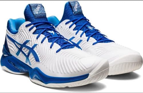 Zapatilla Asics FF 2 all court novak logo blanca