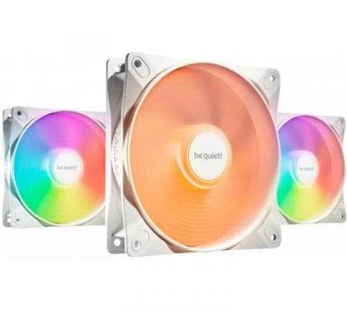 Cooler FAN Be Quiet! LIGHT WINGS LX 140mm ARGB PWM PACK X3 White