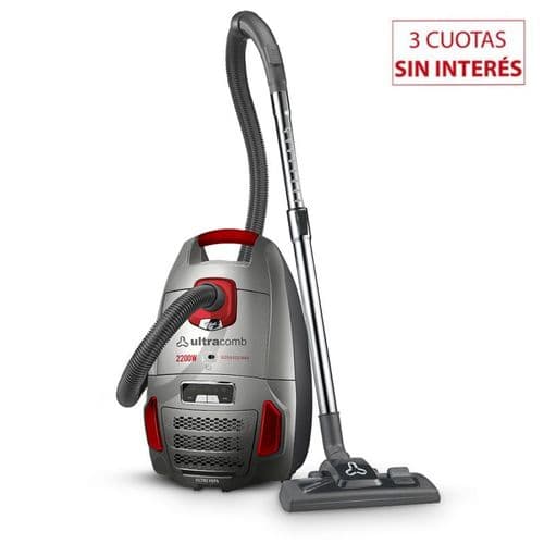 Aspiradora C/Bolsa Ultracomb AS-4230 2200w Gris con Bordo