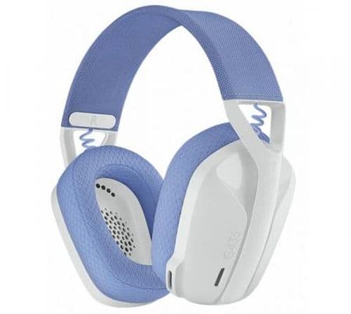 Auriculares Logitech G435 Wireless 2.4Ghz Lightspeed Bluetooth White USB-C PC/PS/MAC 18Hs