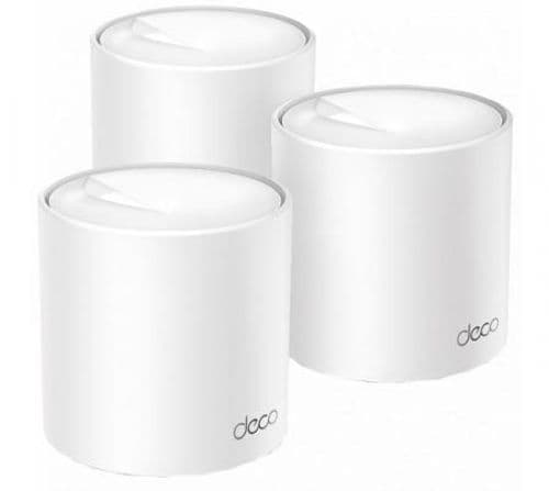 Router Mesh Tp-Link Deco X50 AX3000 WIFI 6 de Doble Banda Low Latency Pack 3
