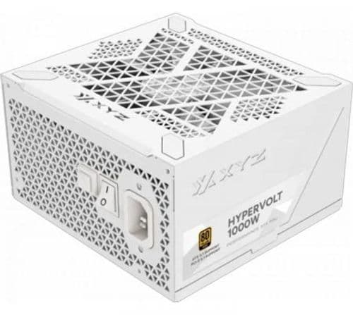 Fuente XYZ 1000W 80 Plus Gold ATX 3.1 PCIe 5.1 Full Modular HYPERVOLT White