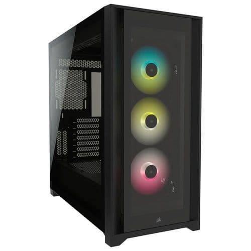 Gabinete Corsair Icue 5000x Rgb Negro C/vidrio Templado