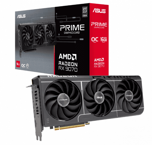 Placa De Video Asus Prime Rx 9070 O 16gb Evo
