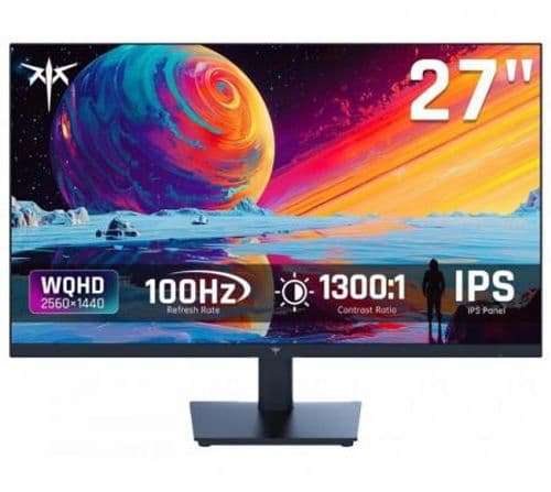 Monitor Gamer KTC 27DQ750 27" QHD 1440p 100Hz FreeSync Premium