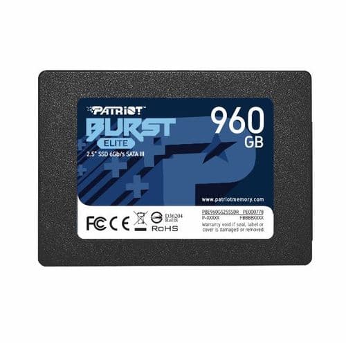 Hd Ssd 960gb Patriot Burst Elite Sata Iii 2.5"