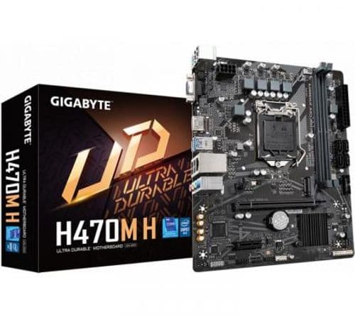 Mother Gigabyte H470M H DDR4 Socket 1200  BULK - OUTLET