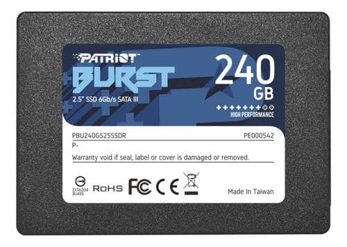 Disco Ssd Patriot Burst Elite Solid 240gb Sata3 Pe000776
