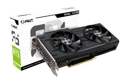 Placa de Video Palit Rtx 3060 Dual 12gb GDDR6 192BIT