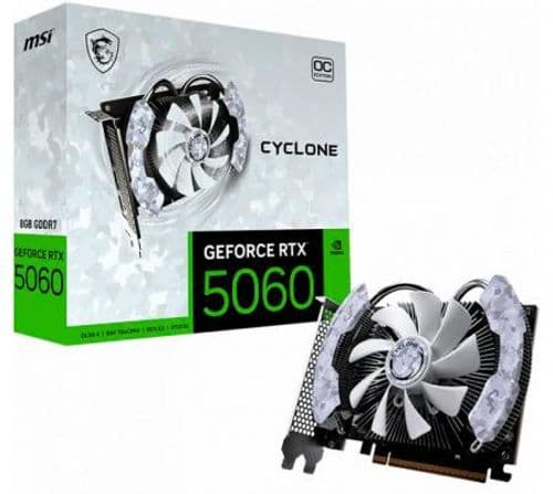 Placa de Video MSI GeForce RTX 5060 8GB CYCLONE OC