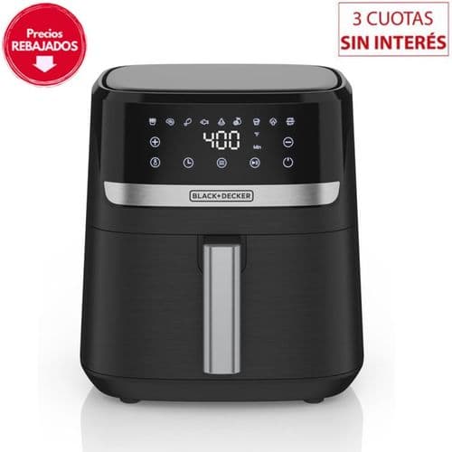 Freidora sin Aceite 5.5Lts Black + Decker Purifry AFBD62-1BDAR Negro