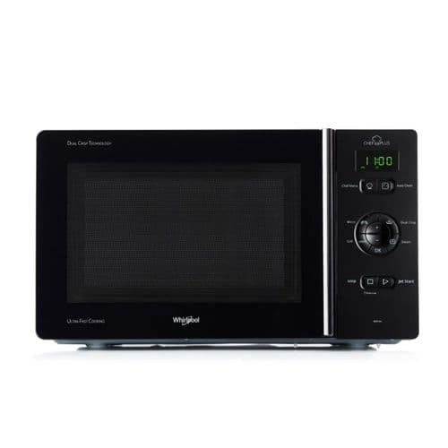 Microondas Digital 25Lts Whirlpool MCP346SL Grill + Vapor Silver