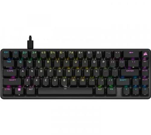 Teclado OptoMecanico Corsair K65 PRO Mini Switch OPX Black RGB ICUE 65% USB-C