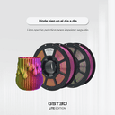 GST3D LITE Filamento SILK Tricolor Rollo x1 KG thumbnail