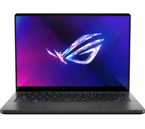 Notebook Asus ROG Zephyrus G14 14" AMD Ryzen 9 8945HS 32GB SSD 1TB RTX 4060 3K OLED 16:10 120Hz Teclado Español Eclipse Grey Win11 GA403UV-QS059W
