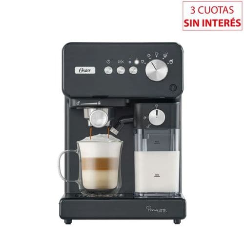 Cafetera Espresso Oster PrimaLatte BVSTEM6604BK-054 15Bar Negro