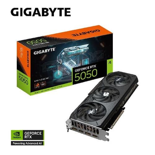Placa De Video Geforce Rtx 5050 8gb Gigabyte Gaming Oc