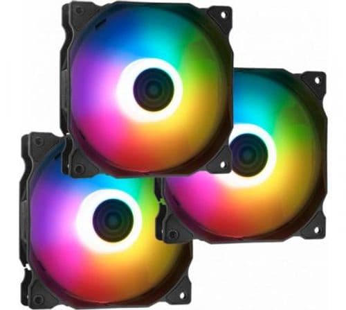 Cooler Fan ADATA XPG 120mm VENTO 120 ARGB PWM Black Reversed Airflow KIT X3