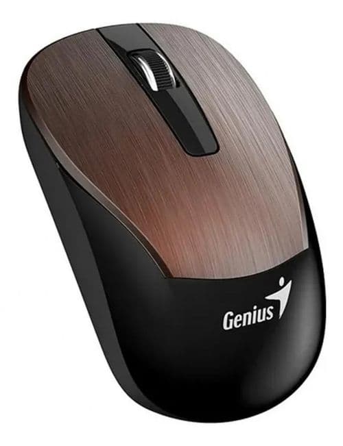 Mouse Genius Wireless Recargable Eco-8015 Chocolate