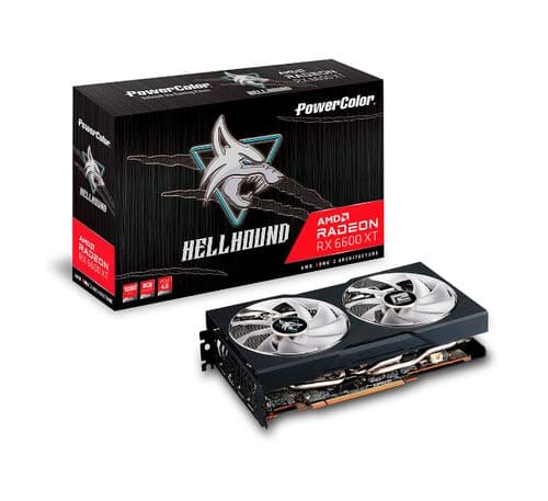 Placa de Video Powercolor Hellhound Rx 6600 Xt 8gb