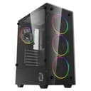 Gabinete Raptor Sentinel Vidrio X2 Rgb Fan X4 Boton Control thumbnail